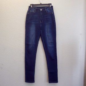 High-waisted Jeans